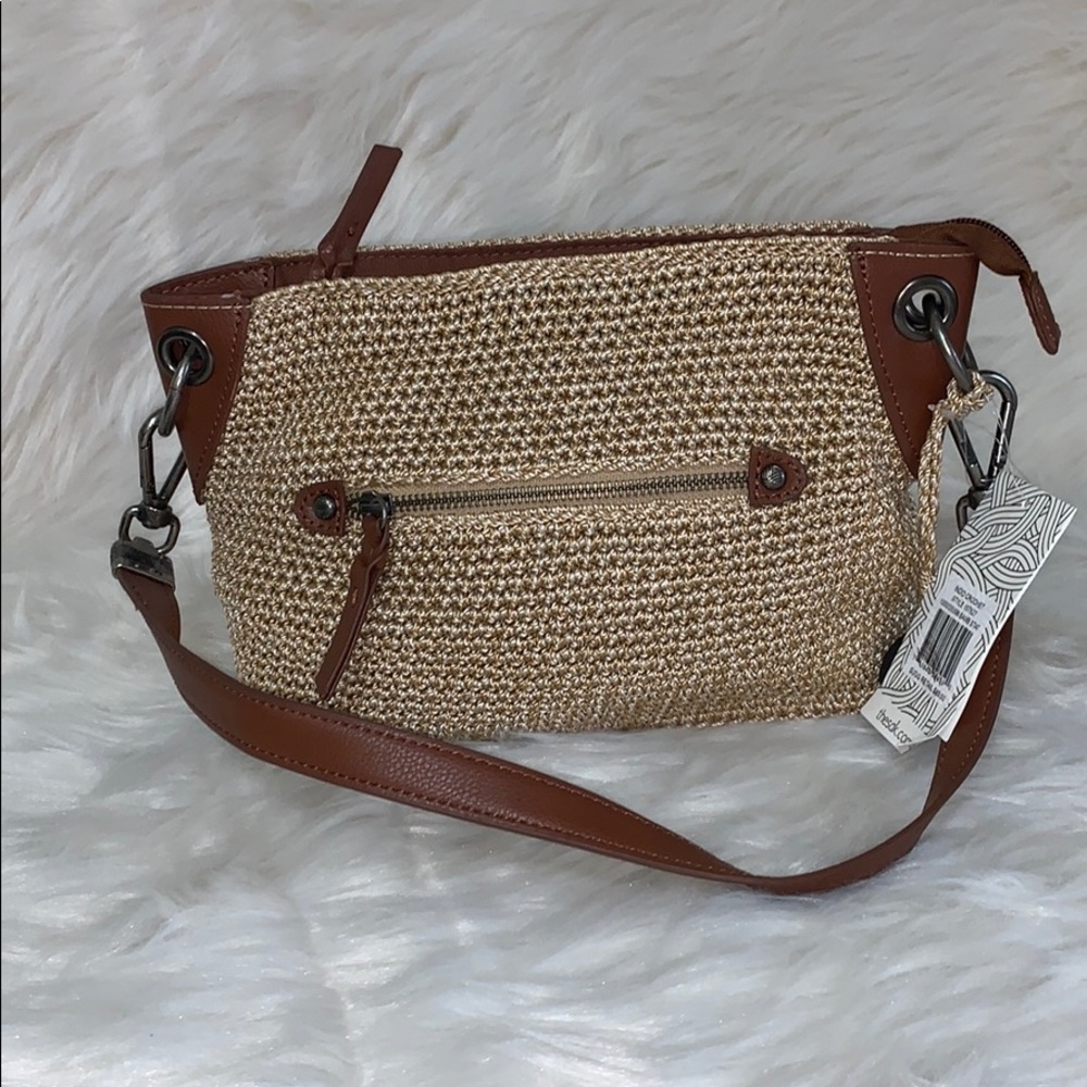 NWT: the sak INDIO CROCHET Shoulder Bag